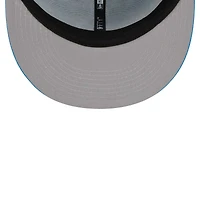 Casquette Snapback 9FIFTY Los Angeles Chargers Word New Era bleu poudré pour homme