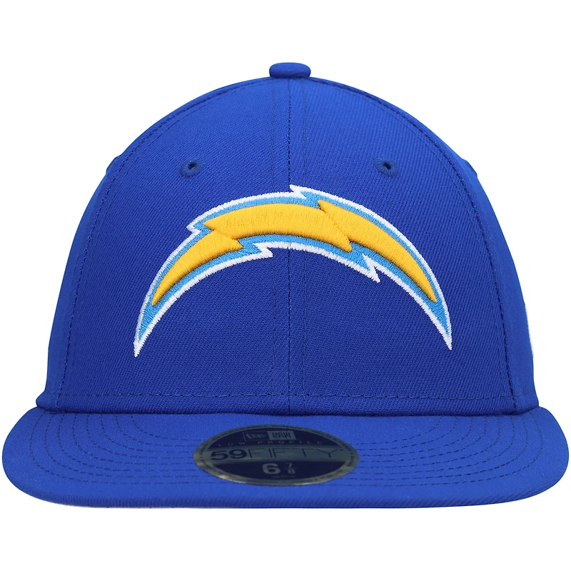 Casquette ajustée 59FIFTY Low Profile Los Angeles Chargers Logo Omaha New Era pour homme