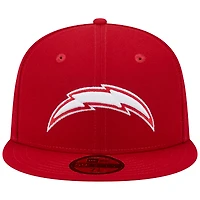 Casquette ajustée 59FIFTY avec écusson principal des Chargers du Super Bowl XXIX Scarlet de New Era pour homme