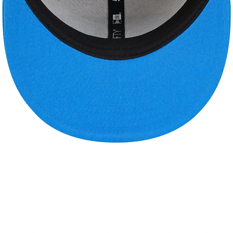 Men's New Era Stone/Powder Blue Los Angeles Chargers 2024 Sideline Historic 59FIFTY Fitted Hat