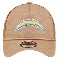 Casquette ajustable 9FORTY pour homme New Era Tan Los Angeles Chargers Wheat Camo