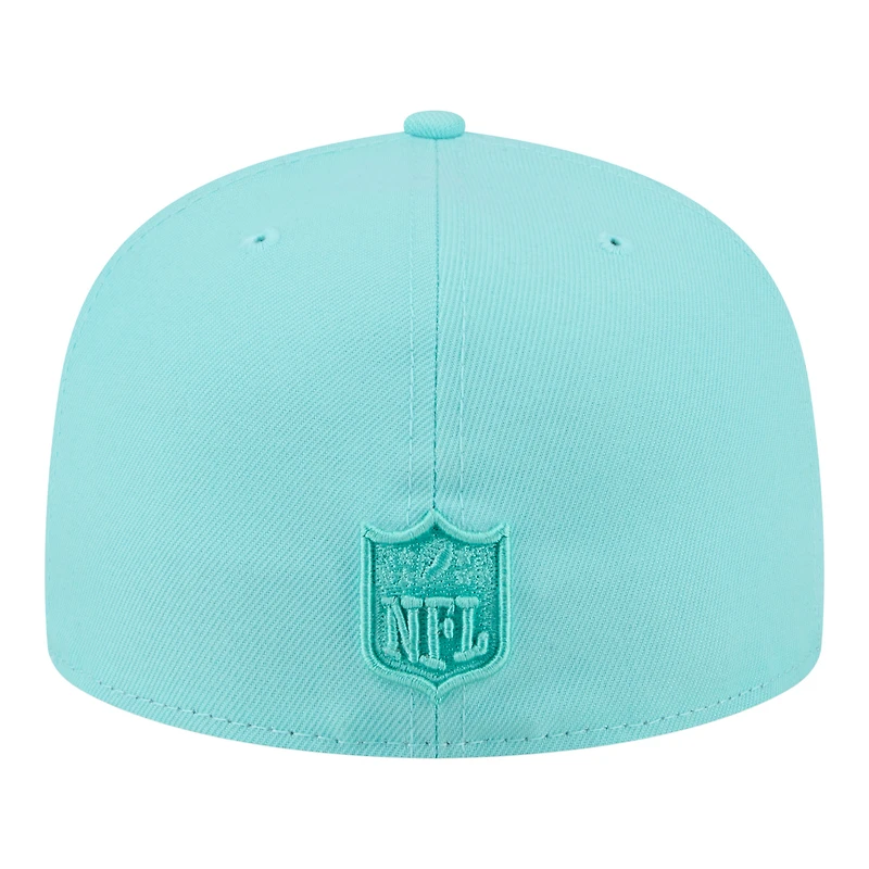 Men's New Era  Turquoise Los Angeles Chargers Color Pack 59FIFTY Fitted Hat