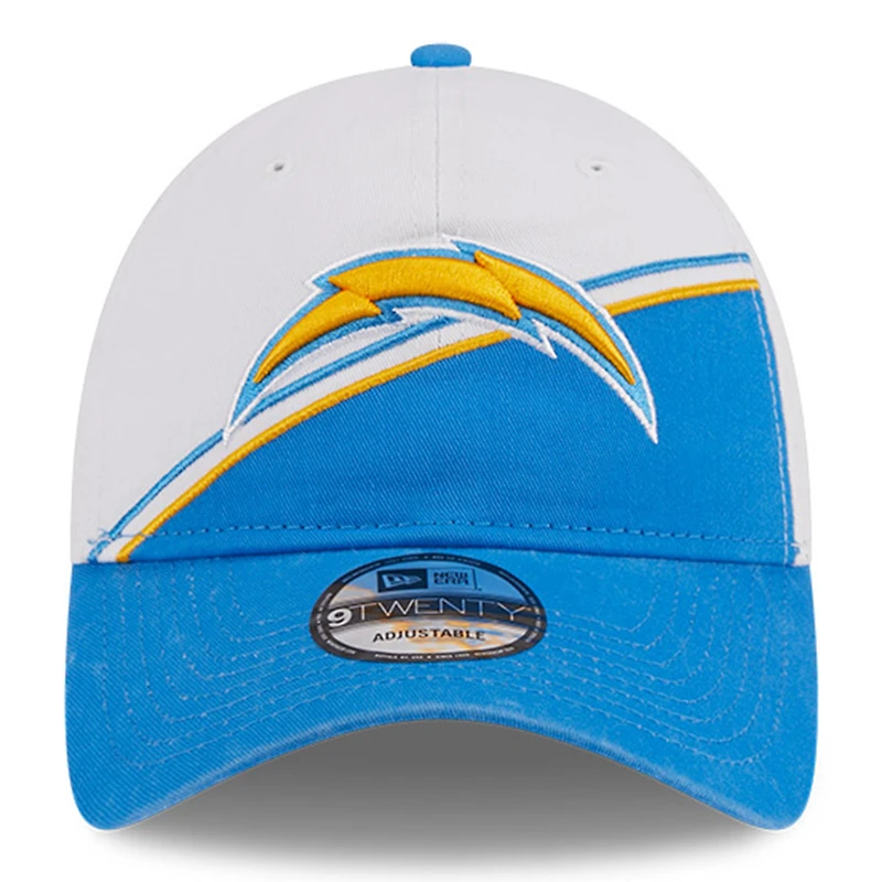 Casquette ajustable Sideline 9TWENTY Los Angeles Chargers 2023 Sideline 9TWENTY New Era pour homme, blanc/bleu