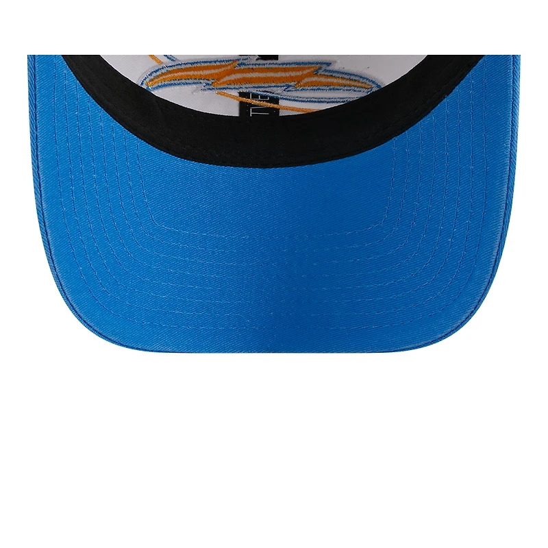 Casquette ajustable Sideline 9TWENTY Los Angeles Chargers 2023 Sideline 9TWENTY New Era pour homme, blanc/bleu
