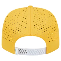 Men's New Era  White/Gold Los Angeles Chargers Established Patch 9SEVENTY Adjustable Hat