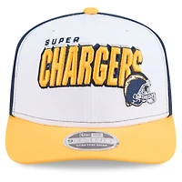 Men's New Era White/Gold Los Angeles Chargers Super Chargers 9SEVENTY Adjustable Hat