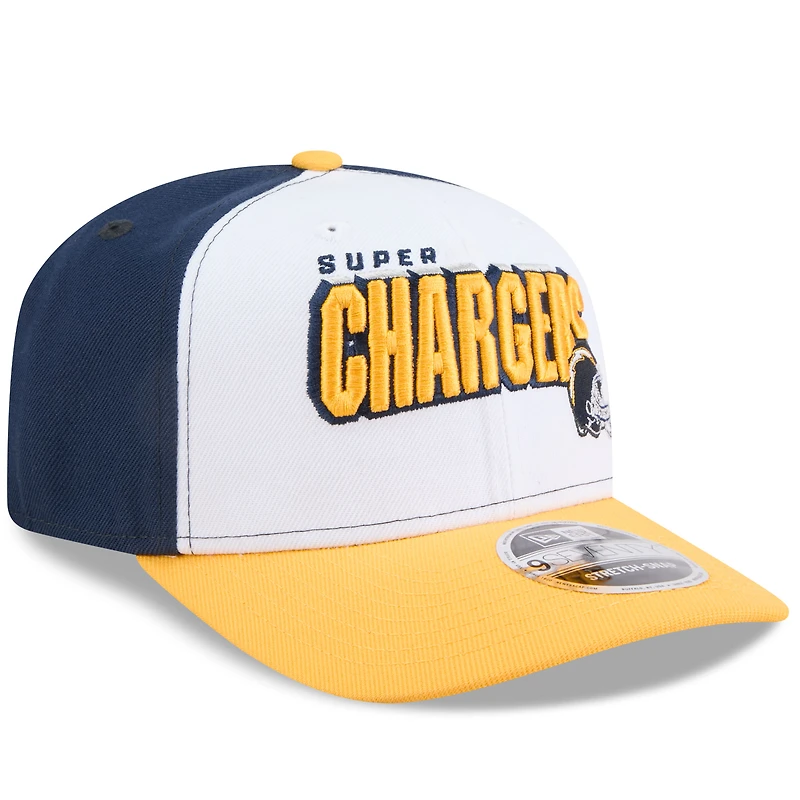 Men's New Era White/Gold Los Angeles Chargers Super Chargers 9SEVENTY Adjustable Hat