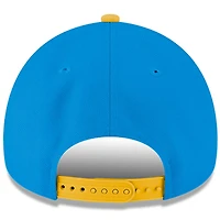 Men's New Era White/Powder Blue Los Angeles Chargers Charger Power A-Frame 9FORTY Adjustable Hat