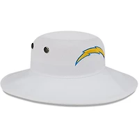 Men's New Era White Los Angeles Chargers 2023 NFL Training Camp Panama Bucket Hat