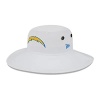 Men's New Era White Los Angeles Chargers 2023 NFL Training Camp Panama Bucket Hat
