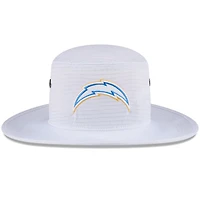 Bob New Era blanc Los Angeles Chargers 2024 NFL Training Camp Panama pour homme