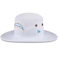 Bob New Era blanc Los Angeles Chargers 2024 NFL Training Camp Panama pour homme