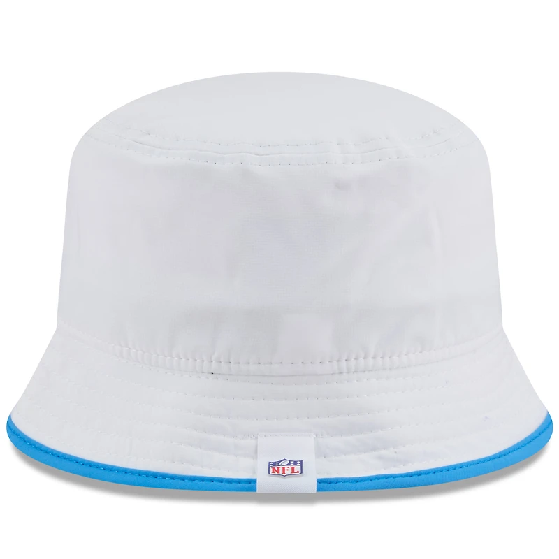 Men's New Era White Los Angeles Chargers 2025 NFL Training Camp Stretch Bucket Hat