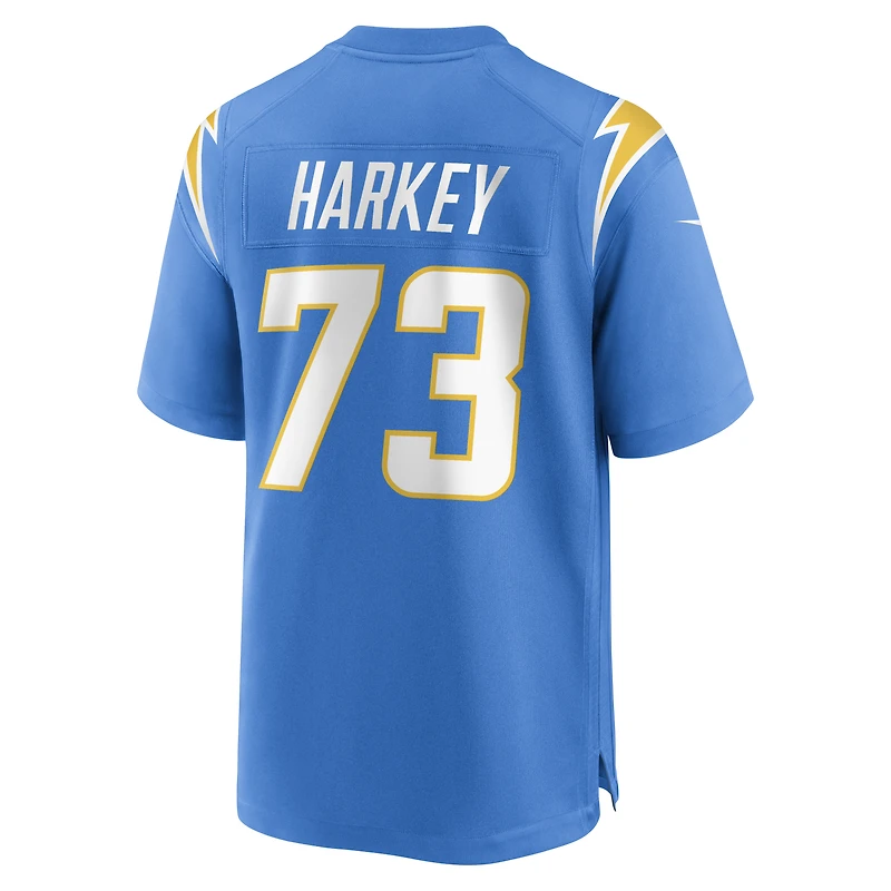 Men's Nike Alex Harkey Powder Blue Los Angeles Chargers Team Game Jersey