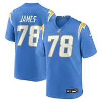 Men's Nike Andre James  Powder Blue Los Angeles Chargers Team Game Jersey