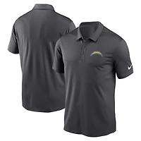 Polo de performance franchise Nike Los Angeles Chargers anthracite pour homme