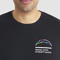 T-shirt Nike noir Los Angeles Chargers 2025 NFL Crucial Catch Tri-Blend Dri-FIT pour homme