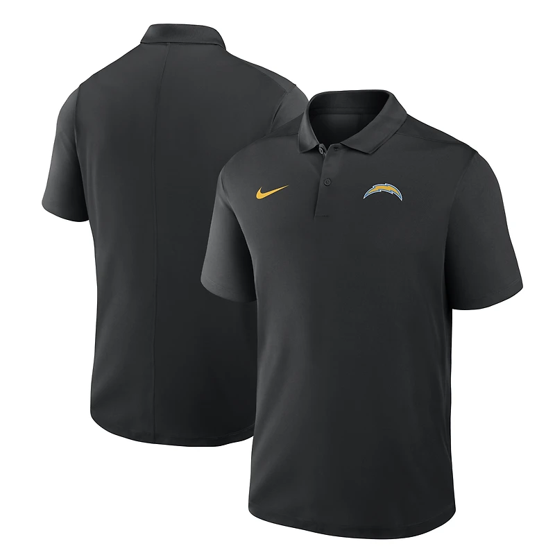 Men's Nike Black Los Angeles Chargers Dri-FIT Victory Polo