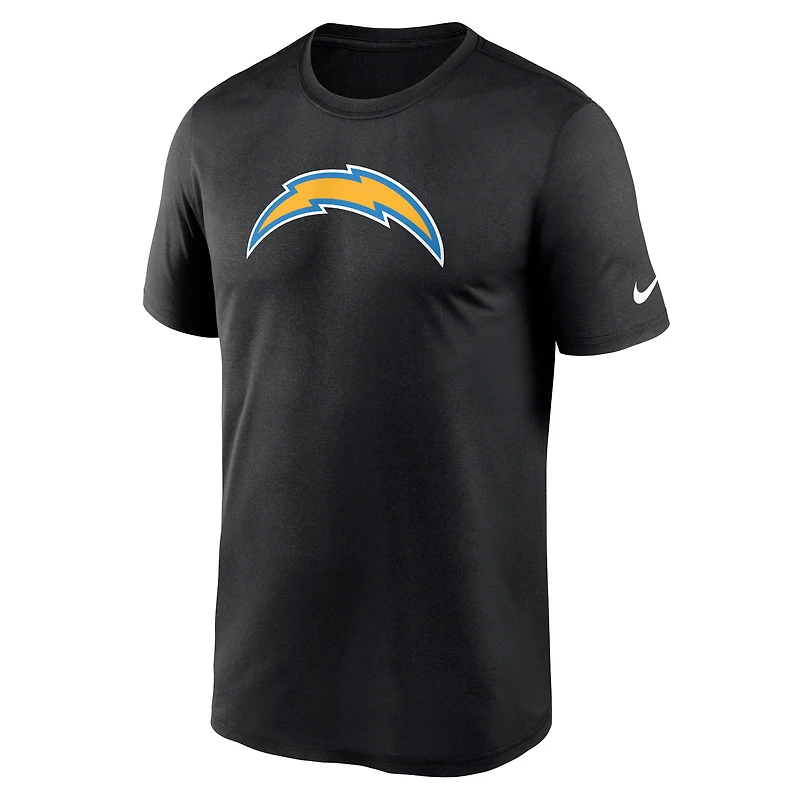 T-shirt Nike noir pour homme avec logo Primetime Legend Performance des Los Angeles Chargers