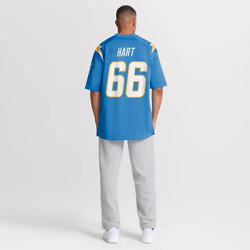 Men's Nike Bobby Hart  Powder Blue Los Angeles Chargers Team Game Jersey
