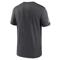 Men's Nike Charcoal Los Angeles Chargers Sideline Legend Dri-FIT T-Shirt