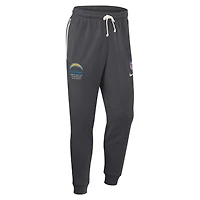 Men's Nike Charcoal Los Angeles Chargers Sideline Standard Issue Dri-FIT Taper Pants