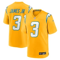 Maillot Nike Derwin James Jr. pour homme, couleur or, joueur remplaçant des Chargers de Los Angeles