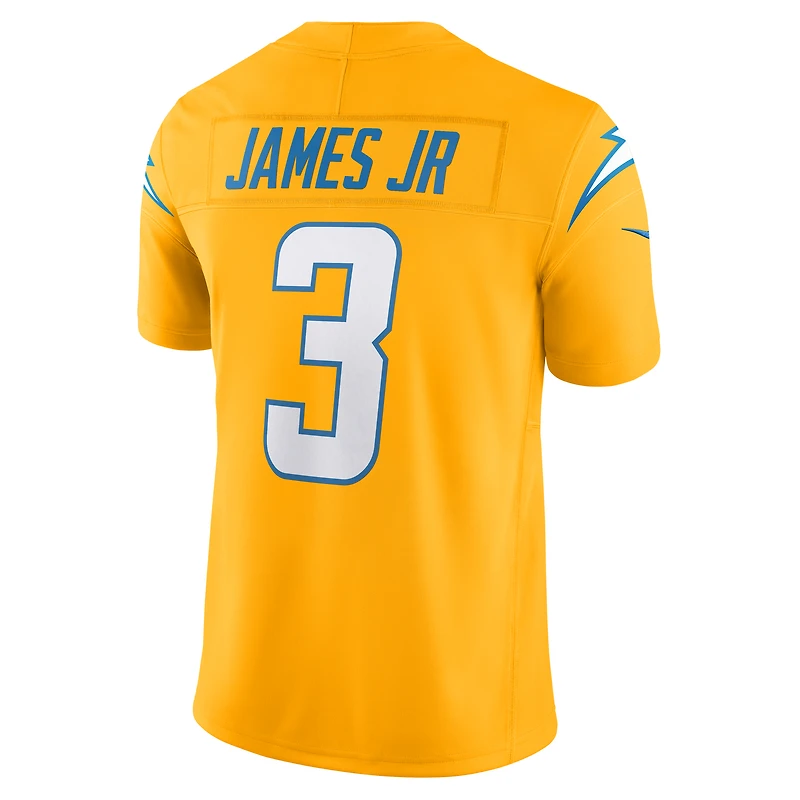 Maillot Nike Derwin James Jr. pour homme, édition limitée, couleur or, des Los Angeles Chargers, Alternate Charger Power Vapor F.U.S.E.