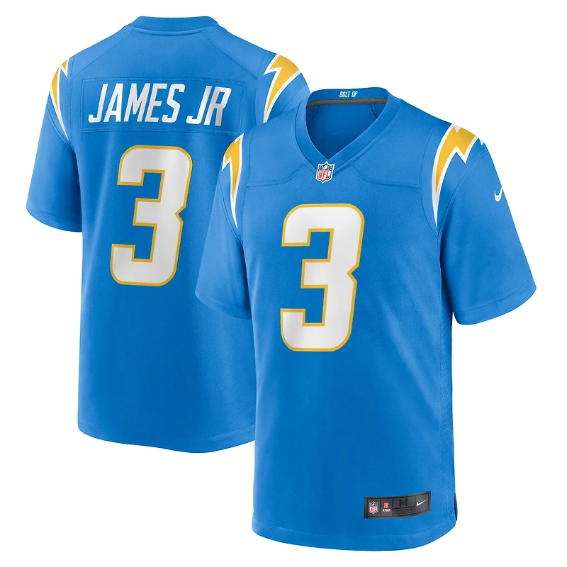 Maillot de match Nike Derwin James Jr. des Chargers Los Angeles pour homme, bleu poudre