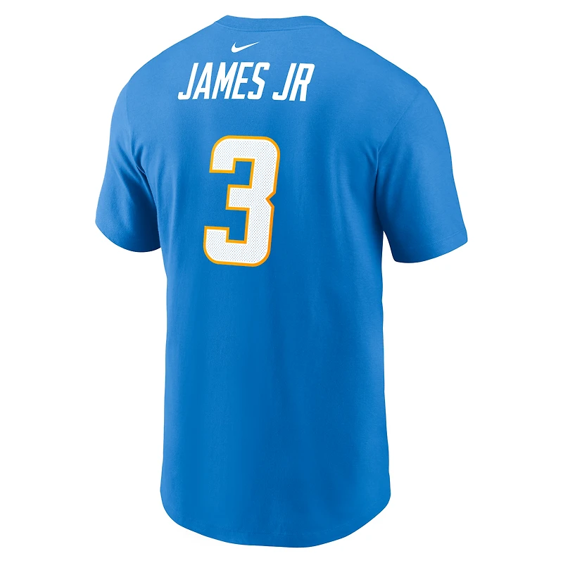 Men's Nike Derwin James Jr. Powder Blue Los Angeles Chargers Player Name & Number T-Shirt