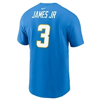 Men's Nike Derwin James Jr. Powder Blue Los Angeles Chargers Player Name & Number T-Shirt