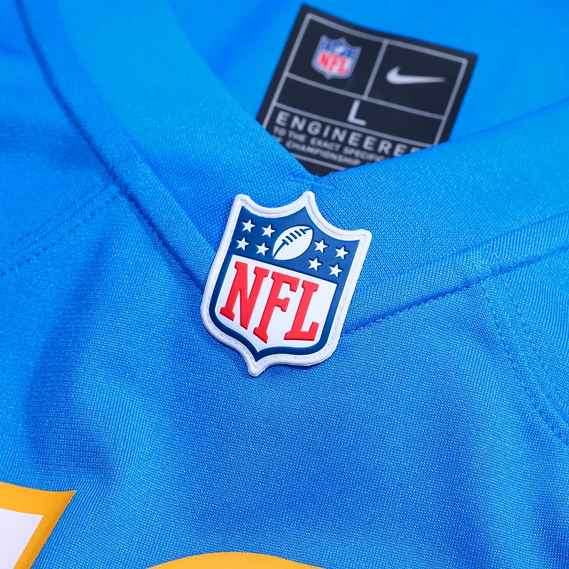 Men's Nike Eric Rogers Powder Blue Los Angeles Chargers Team Game Jersey