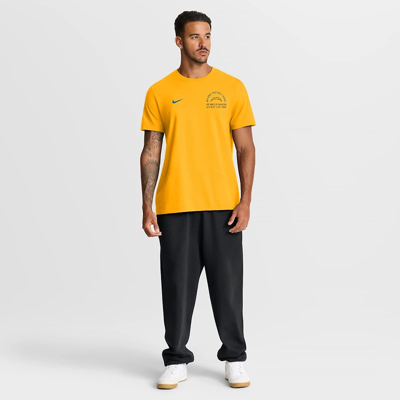 Men's Nike  Gold Los Angeles Chargers Essential T-Shirt