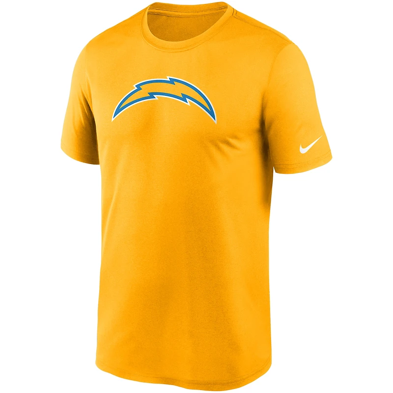T-shirt de performance Nike Essential Legend pour homme, logo doré des Los Angeles Chargers