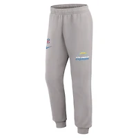 Pantalon de jogging Nike gris Los Angeles Chargers 2023 Sideline Club pour homme