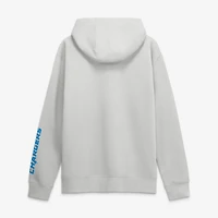Men's Nike  Gray Los Angeles Chargers Cool Down Club Full-Zip Hoodie