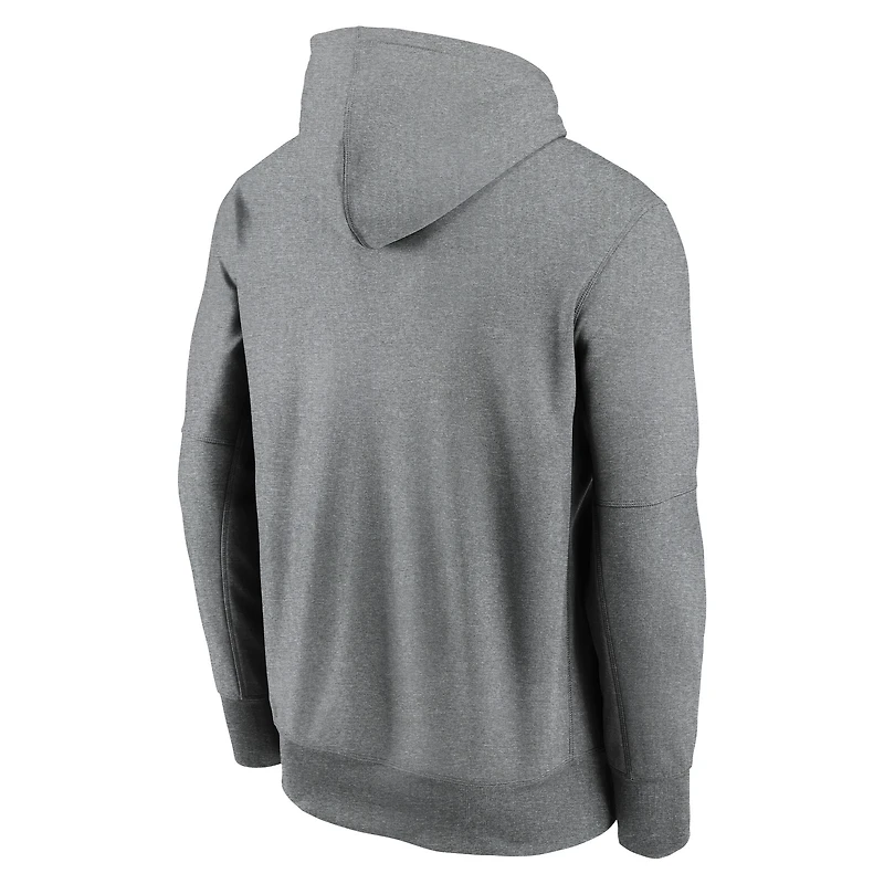 Sweat à capuche Nike Performance pour hommes, gris chiné, Los Angeles Chargers Icon