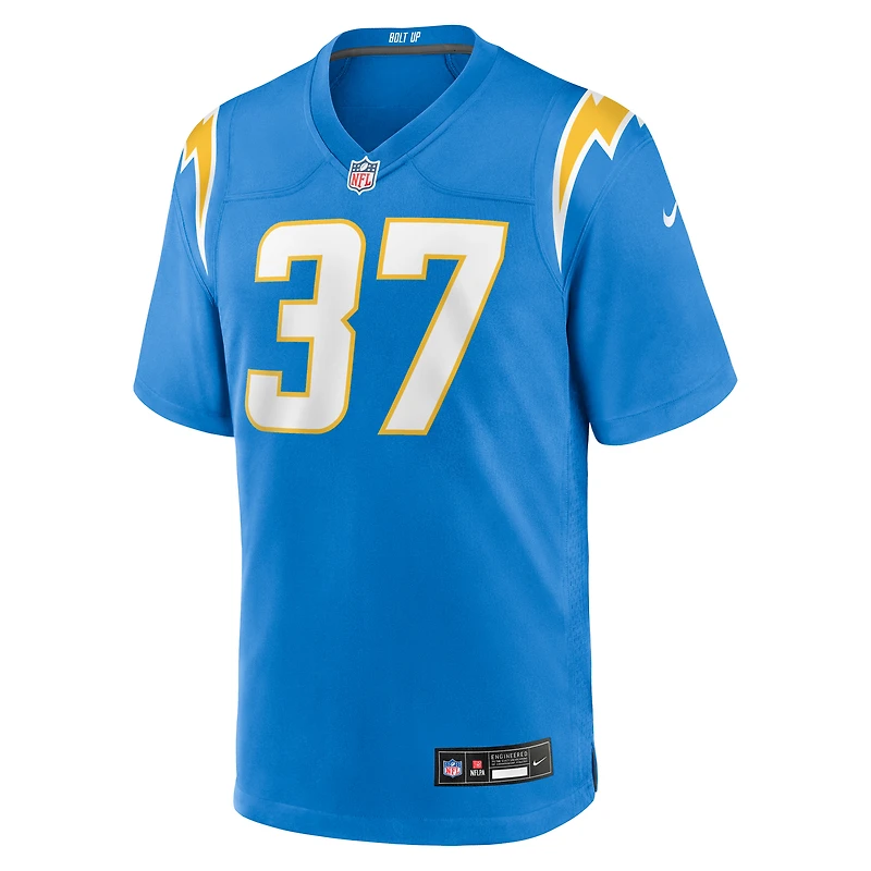 Men's Nike Isas Waxter  Powder Blue Los Angeles Chargers Team Game Jersey