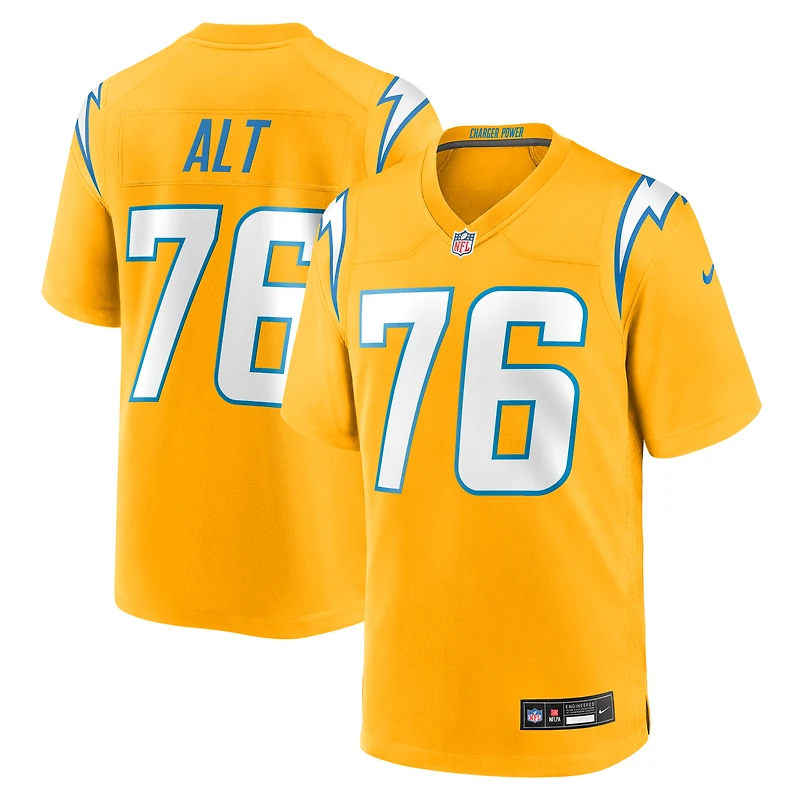 Men's Nike Joe Alt Powder Blue Los Angeles Chargers Player Game Jersey