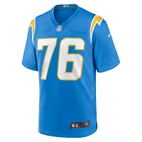 Maillot de jeu Nike Joe Alt bleu poudre pour homme des Los Angeles Chargers