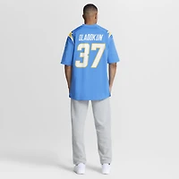 Men's Nike Jordan Oladokun  Powder Blue Los Angeles Chargers Team Game Jersey