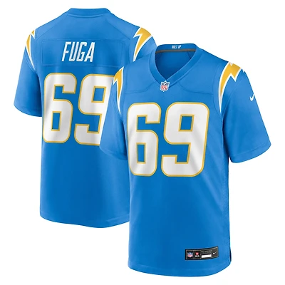 Maillot Nike Josh Fuga bleu poudre pour homme des Los Angeles Chargers