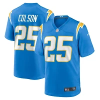 Maillot de match l'équipe des Chargers Los Angeles Nike junior Colson bleu poudré pour homme