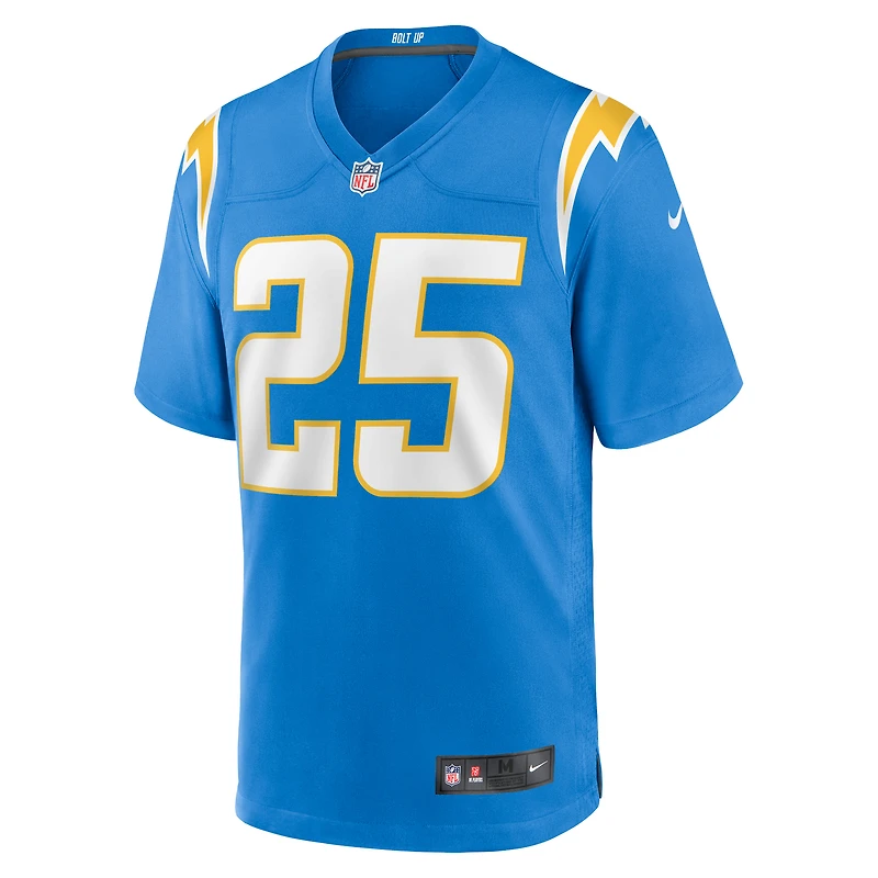 Maillot de match l'équipe des Chargers Los Angeles Nike junior Colson bleu poudré pour homme