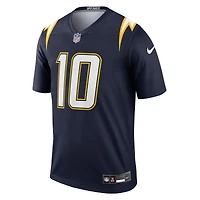 Haut Nike Justin Herbert bleu marine pour homme, Los Angeles Chargers, Alternate Super Legend Player Performance