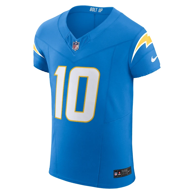 Men's Nike Justin Herbert Powder Blue Los Angeles Chargers  Vapor F.U.S.E. Elite Jersey