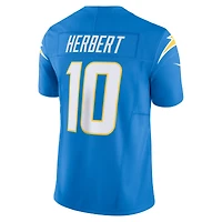 Nike Justin Herbert pour homme Bleu poudre Los Angeles Chargers Vapor F.U.S.E. Maillot limité