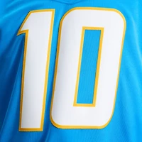 Men's Nike Justin Herbert Powder Blue Los Angeles Chargers Vapor F.U.S.E. Stitched Limited Jersey