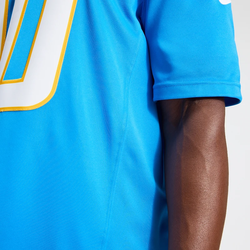Men's Nike Justin Herbert Powder Blue Los Angeles Chargers Vapor F.U.S.E. Stitched Limited Jersey