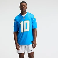 Men's Nike Justin Herbert Powder Blue Los Angeles Chargers Vapor F.U.S.E. Stitched Limited Jersey